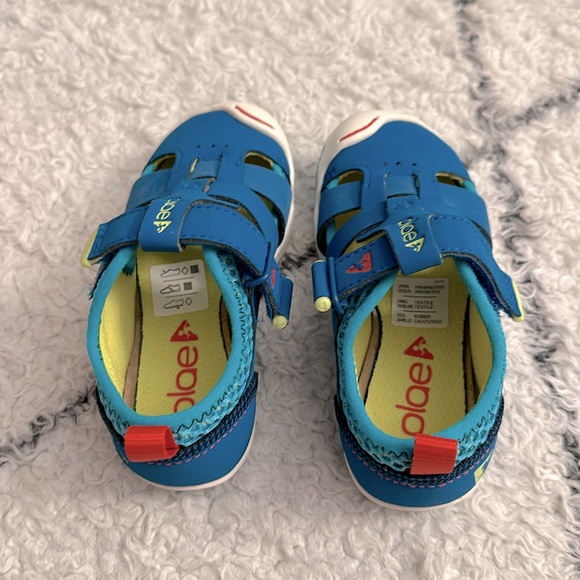 New in box - Plae sandals / sneakers - Sam - Seaport (teal blue) - size 8.5 - Picture 2 of 7